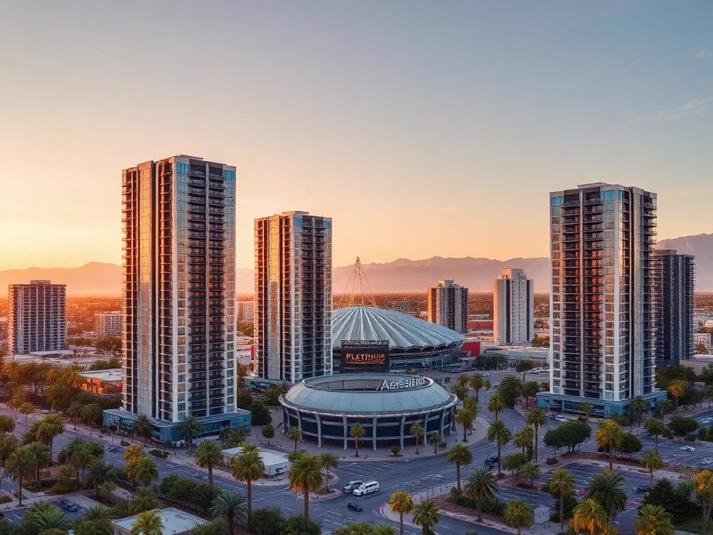 Platinum Triangle neighborhood in Anaheim, California