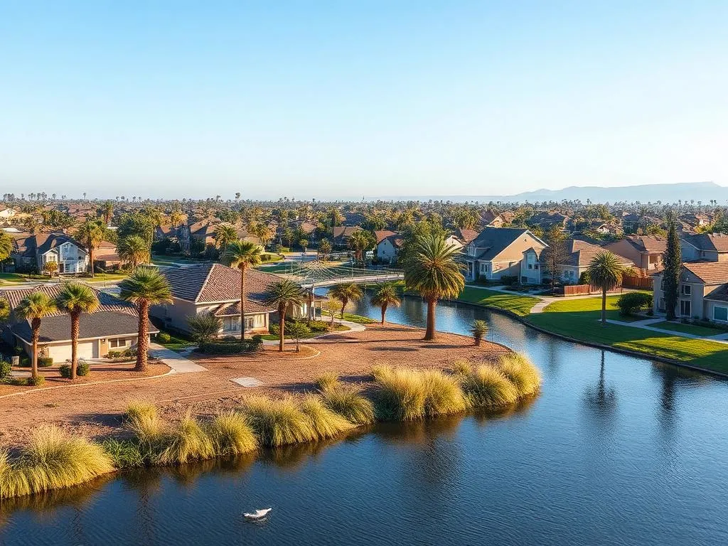 Riverlakes neighborhood in Bakersfield, California
