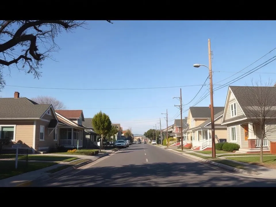 Chapmantown neighborhood in Chico, California