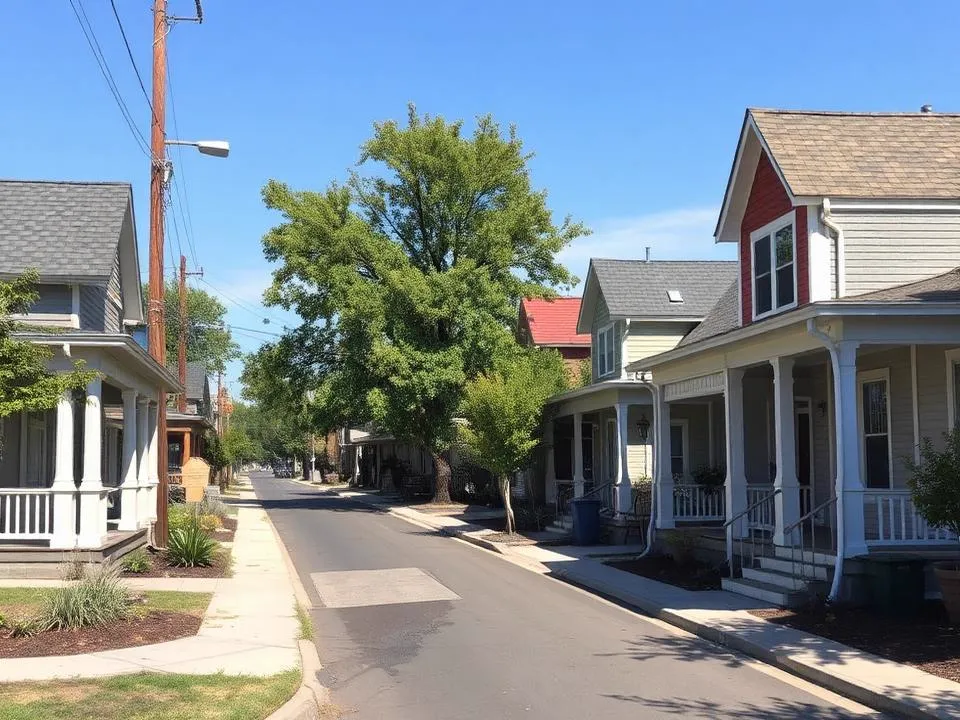 Doe Mill neighborhood in Chico, California