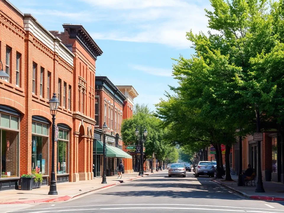 Downtown Chico neighborhood in Chico, California