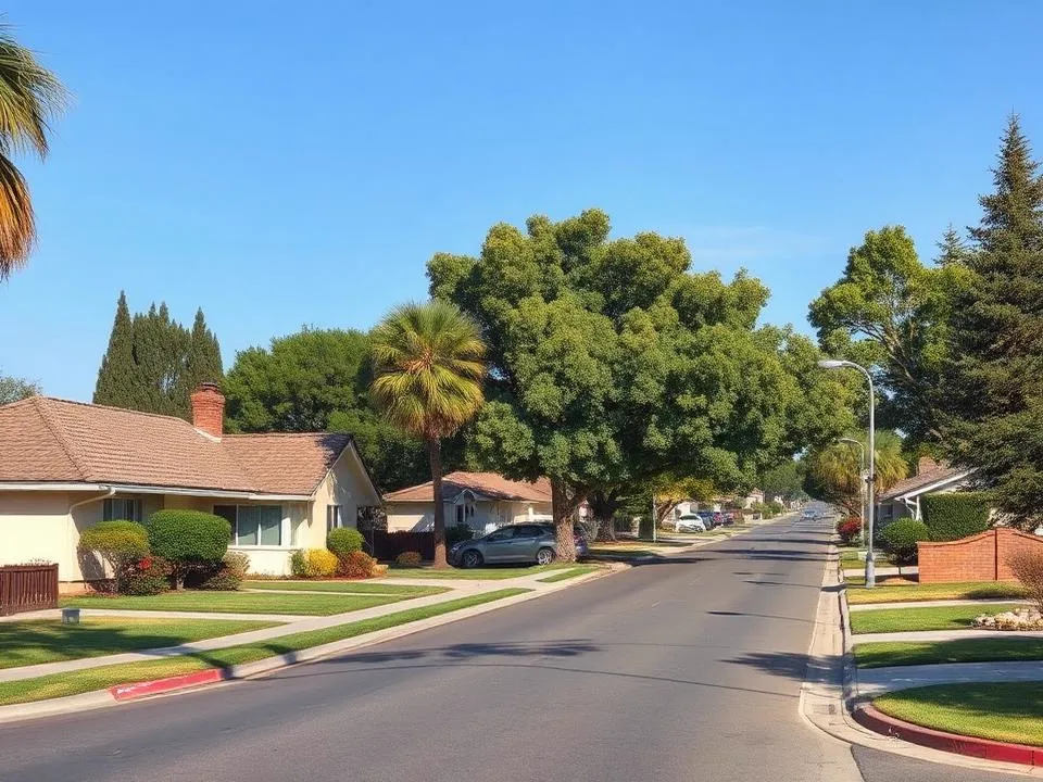 Irvington neighborhood in Fremont, California