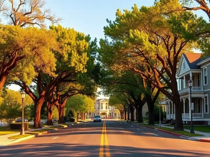 Huntington Boulevard neighborhood in Fresno, California