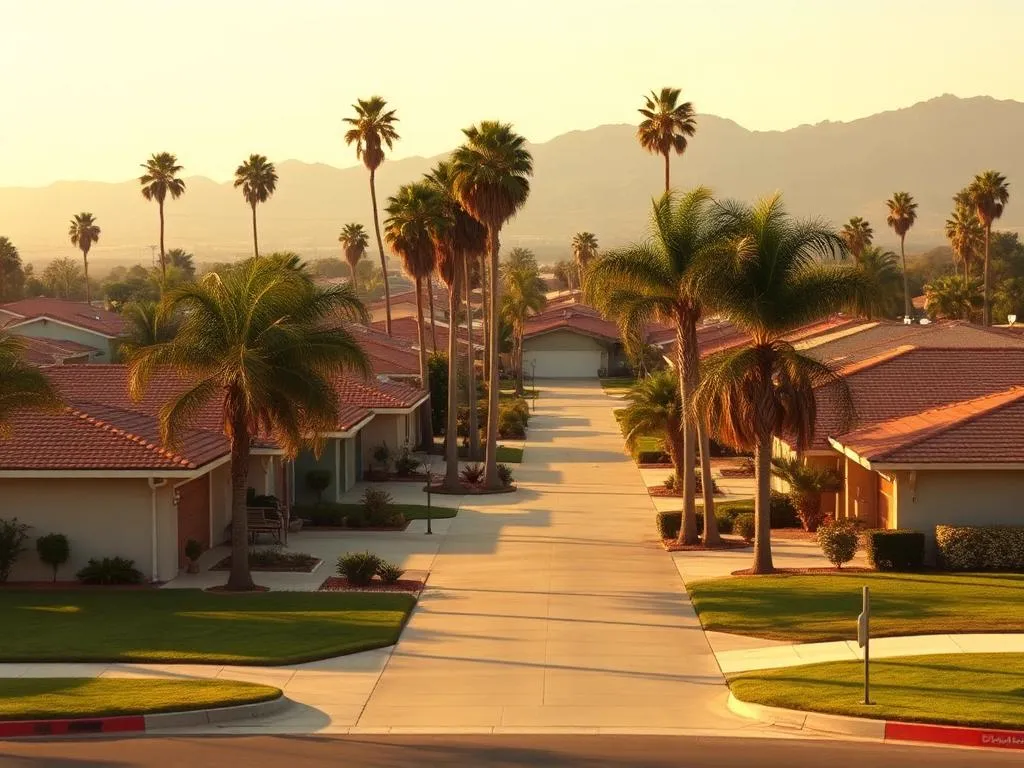 Los Altos neighborhood in Long Beach, California