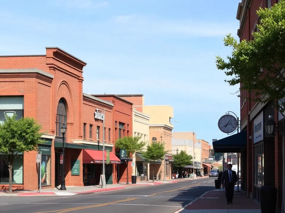 Downtown Modesto neighborhood in Modesto, California