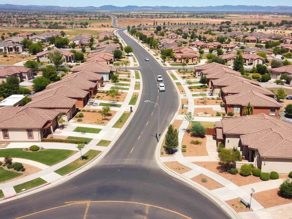 Village One neighborhood in Modesto, California
