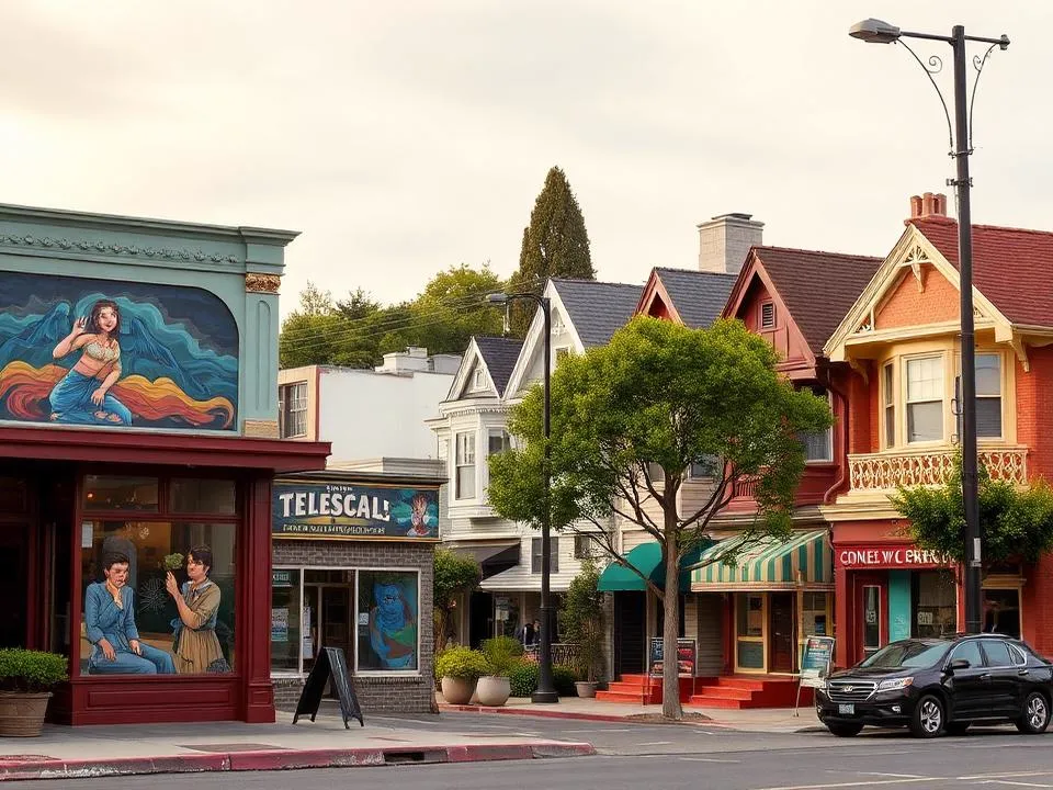 Temescal neighborhood in Oakland, California