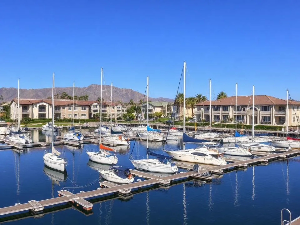 Channel Islands Harbor neighborhood in Oxnard, California
