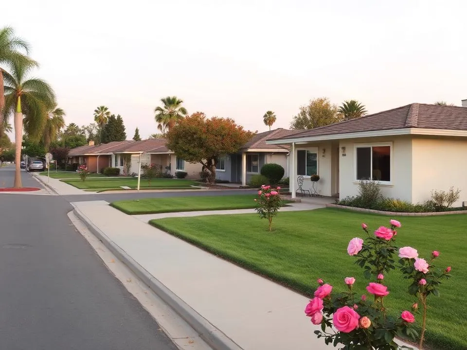 Rose Park neighborhood in Oxnard, California