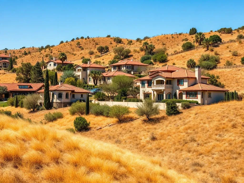 Hawarden Hills neighborhood in Riverside, California