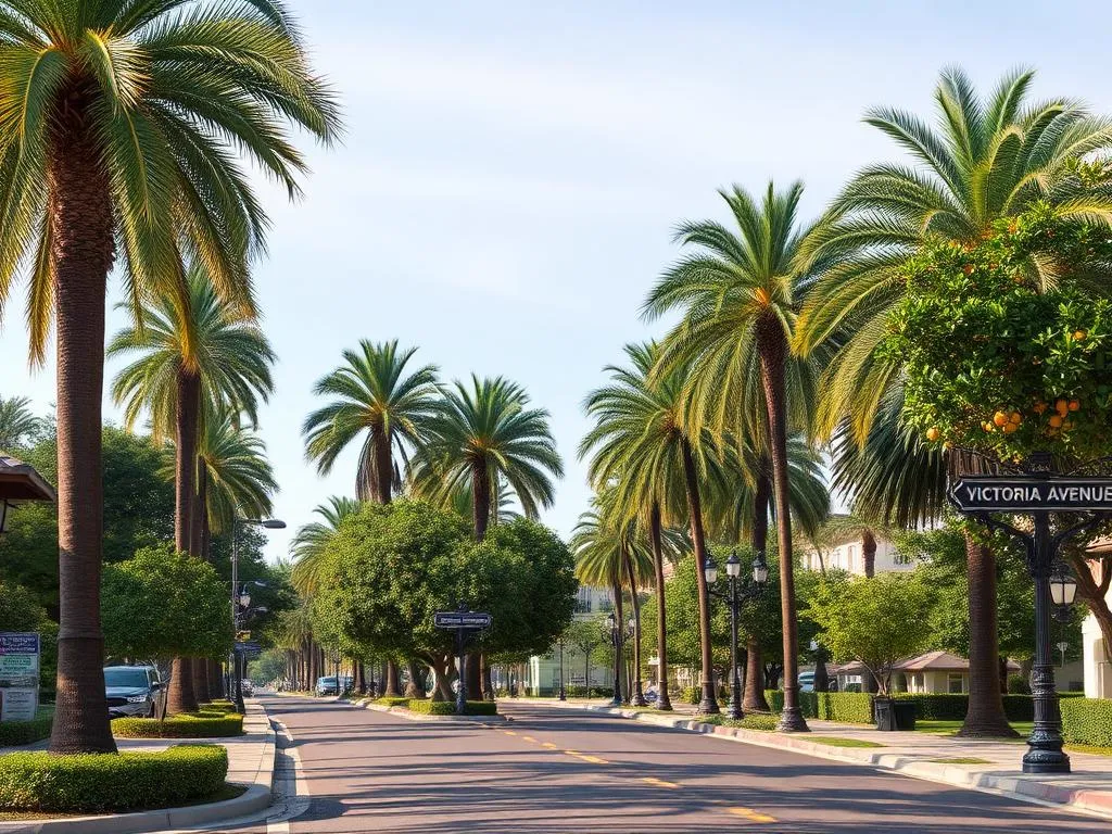 Victoria neighborhood in Riverside, California