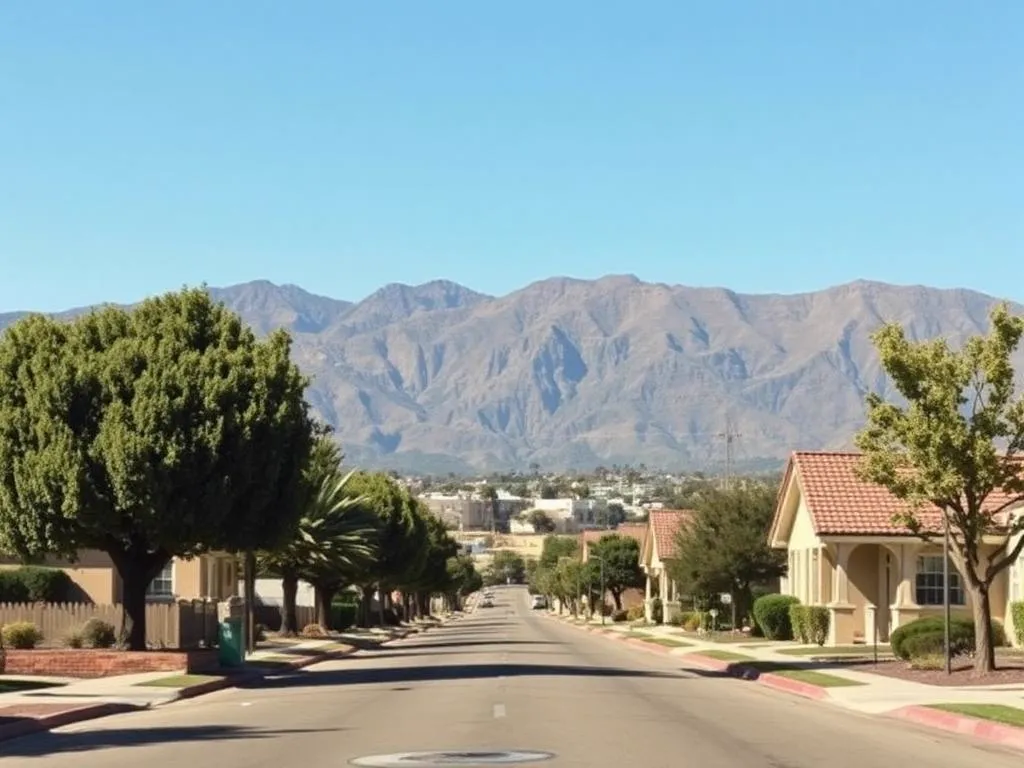 Arrowview neighborhood in San Bernardino, California