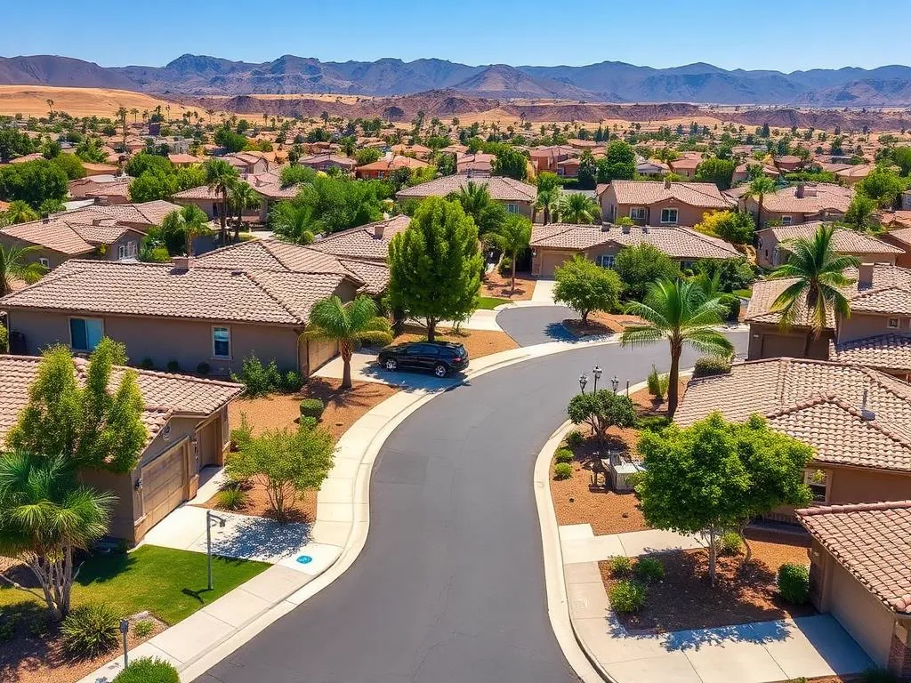 Sterling Heights neighborhood in San Bernardino, California
