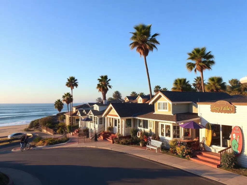 Encinitas neighborhood in San Diego, California