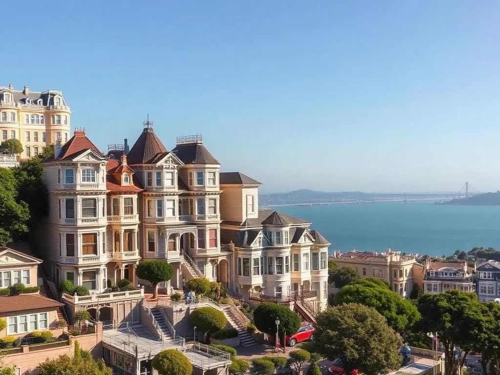 Pacific Heights neighborhood in San Francisco, California