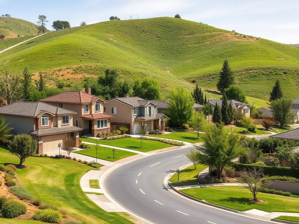 Evergreen neighborhood in San Jose, California