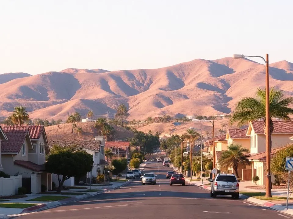Saugus neighborhood in Santa Clarita, California